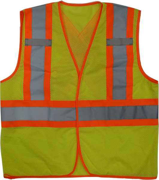 Viking Open Road Mesh Safety Vest with Front Zipper Closure - Safety  Supplies Canada