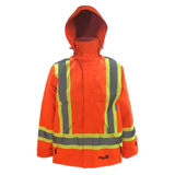 Viking 3907FRJ Professional Journeyman FR Hi-Viz Safety Jacket with Hood