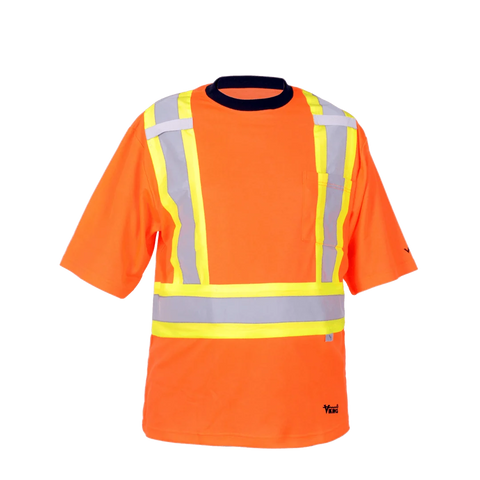 Viking 6000 Journeyman UPF 50+ Polyester Mesh Cotton Lined Safety T-Shirt