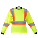 Viking 6015 Hi-Viz Long Sleeve T-Shirt with 50+ UPF Sun Protection