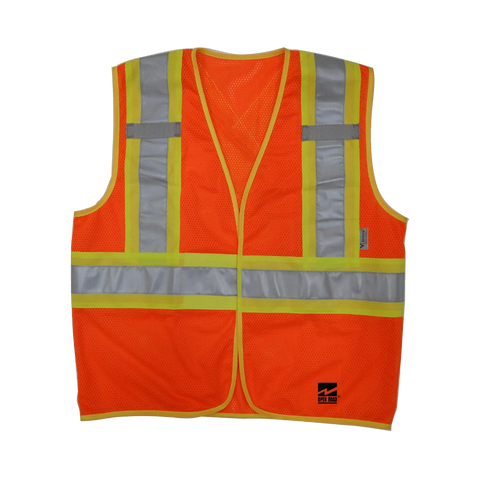 Viking U6110 Open Road B.T.E. Mesh Economy Safety Vest with 4" Safety Stripes