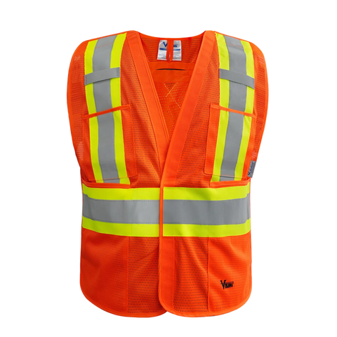 Viking U6125 Mesh 5 Point Tear-Away Safety Vest