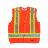 Viking 6160 Tall Safety Vest, Solid 150D Polyester