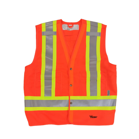 Viking 6160 Tall Safety Vest, Solid 150D Polyester