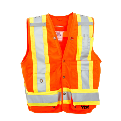 Viking U6195 Double Stitched Surveyor Safety Vest